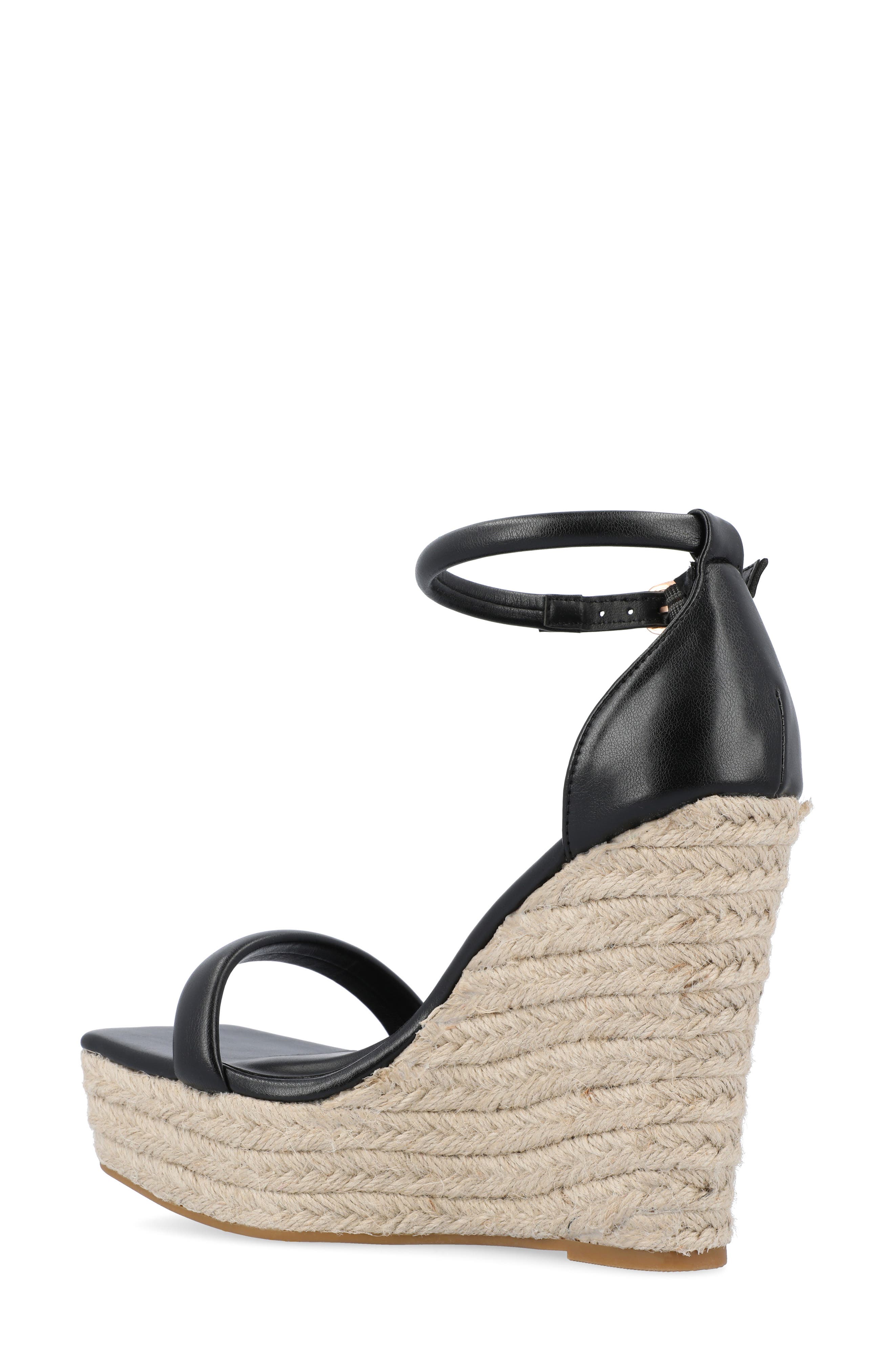 Journee Collection Olesia Espadrille Wedge Platform Sandal, Alternate, color, 