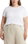 Eileen Fisher Crewneck Organic Linen T-Shirt