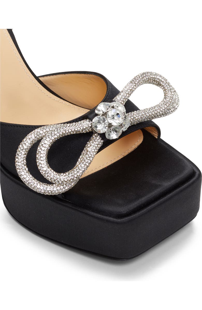 Mach & Mach Double Bow Platform Sandal, Alternate, color,