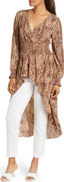 PATRIZIA LUCA Deep V High-low Tunic