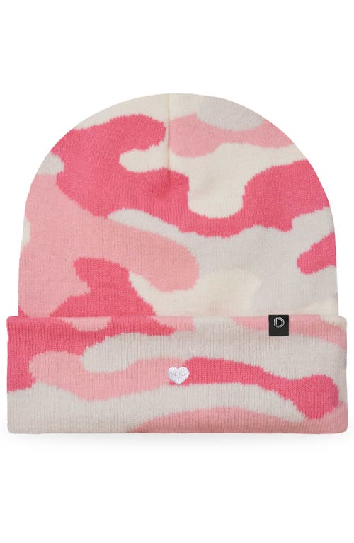 Dalix Lil Heart Beanie Cap In Pink
