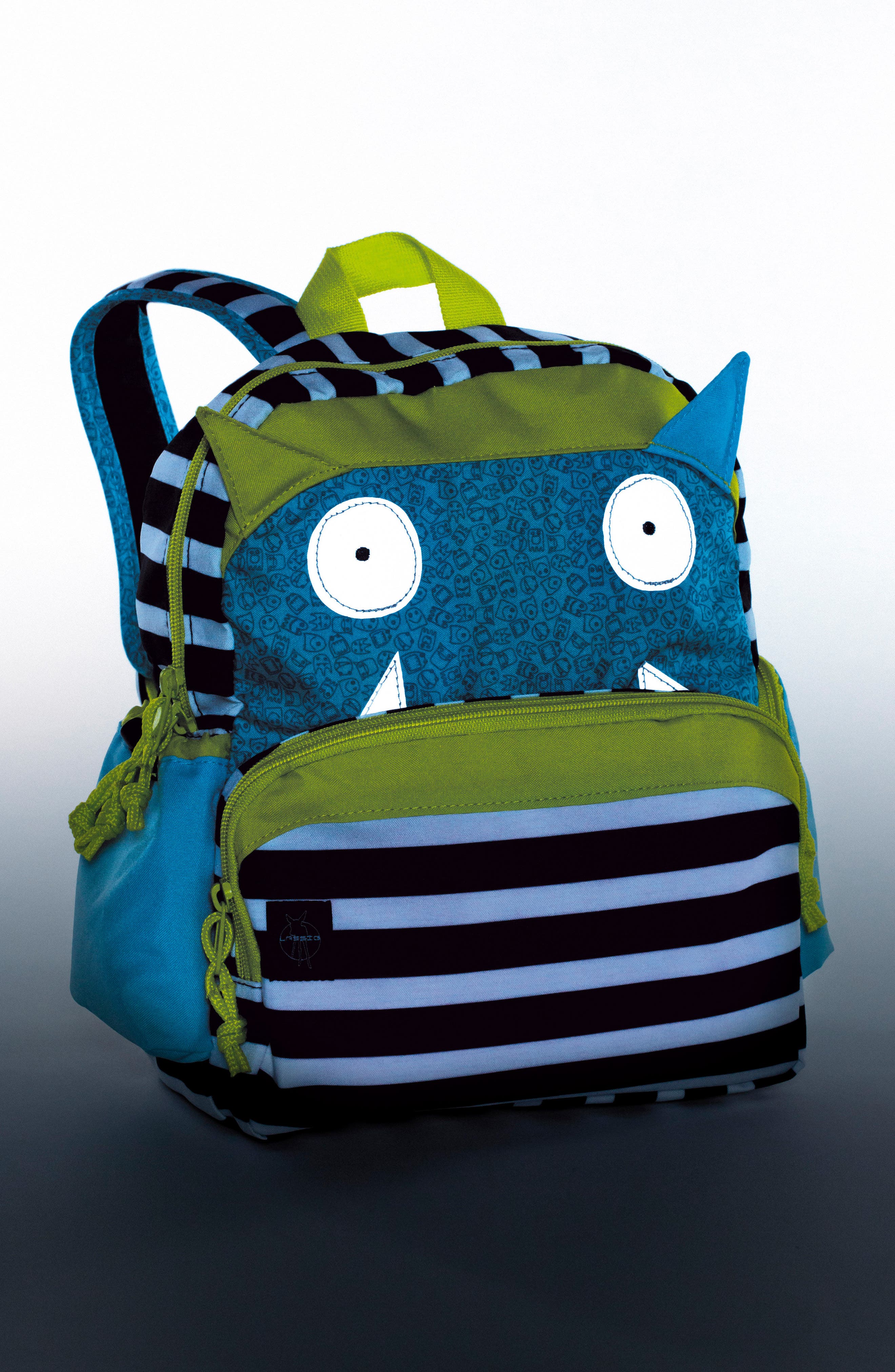 Little Monster Glow in the Dark Mini Backpack, Alternate, color, BOUNCING BOB