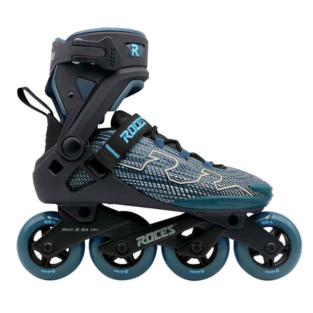 Roces R-EVO W 84 Womens Inline Skates, Main, color, Black/Blue/Green