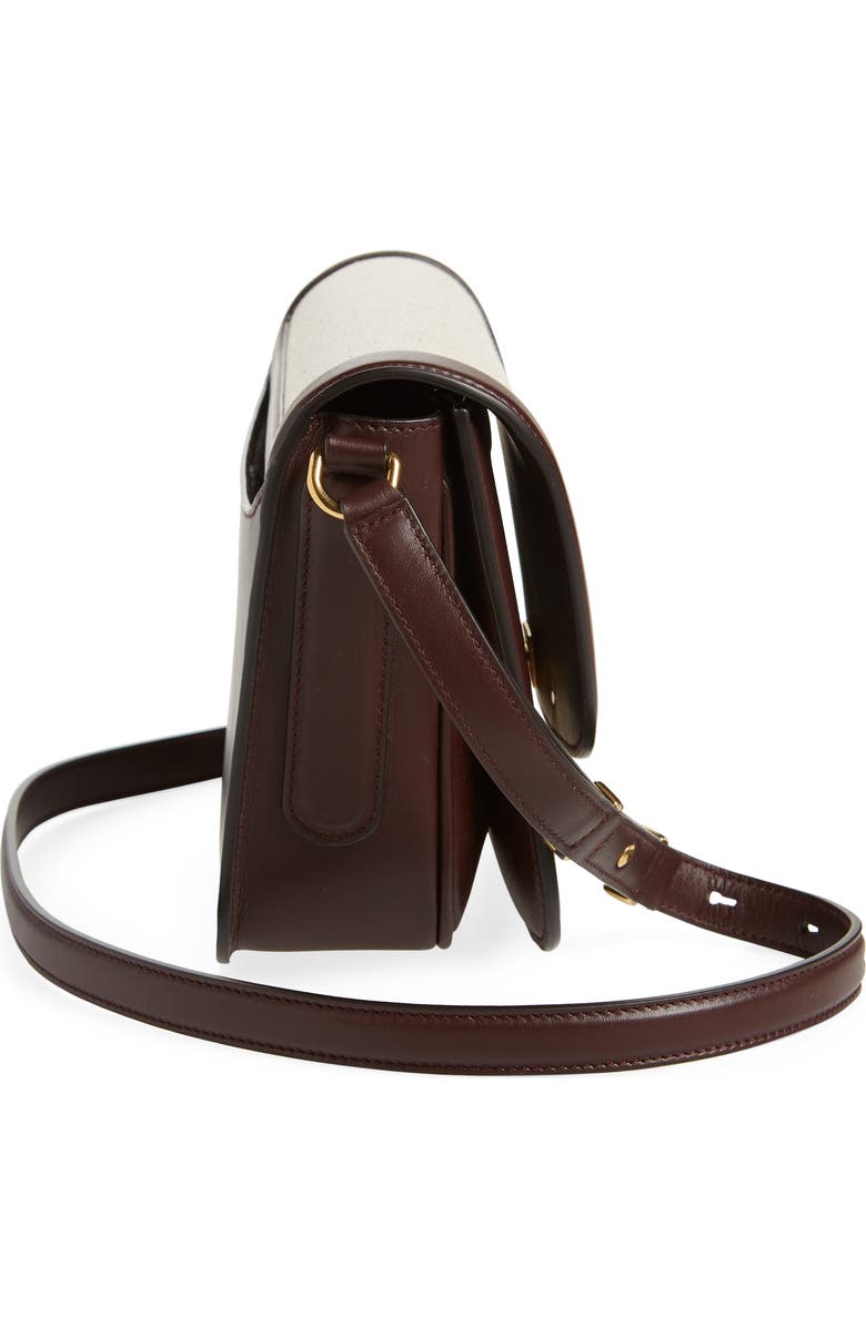 FERRAGAMO Trapezio Canvas & Leather Crossbody Bag, Alternate, color,