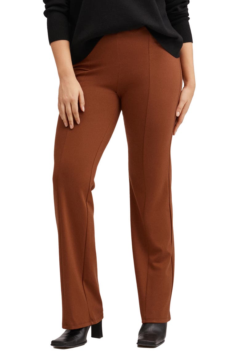 Flared Leggings, Alternate, color, MEDIUM ORANGE