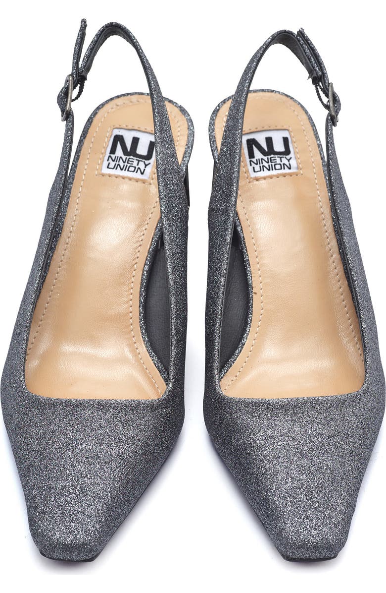 NINETY UNION Boca Slingback Pump, Alternate, color, Pewter