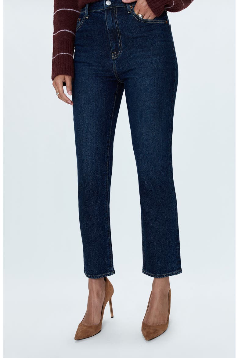 Bri High Waist Ankle Straight Leg Jeans, Alternate, color, FOCUS