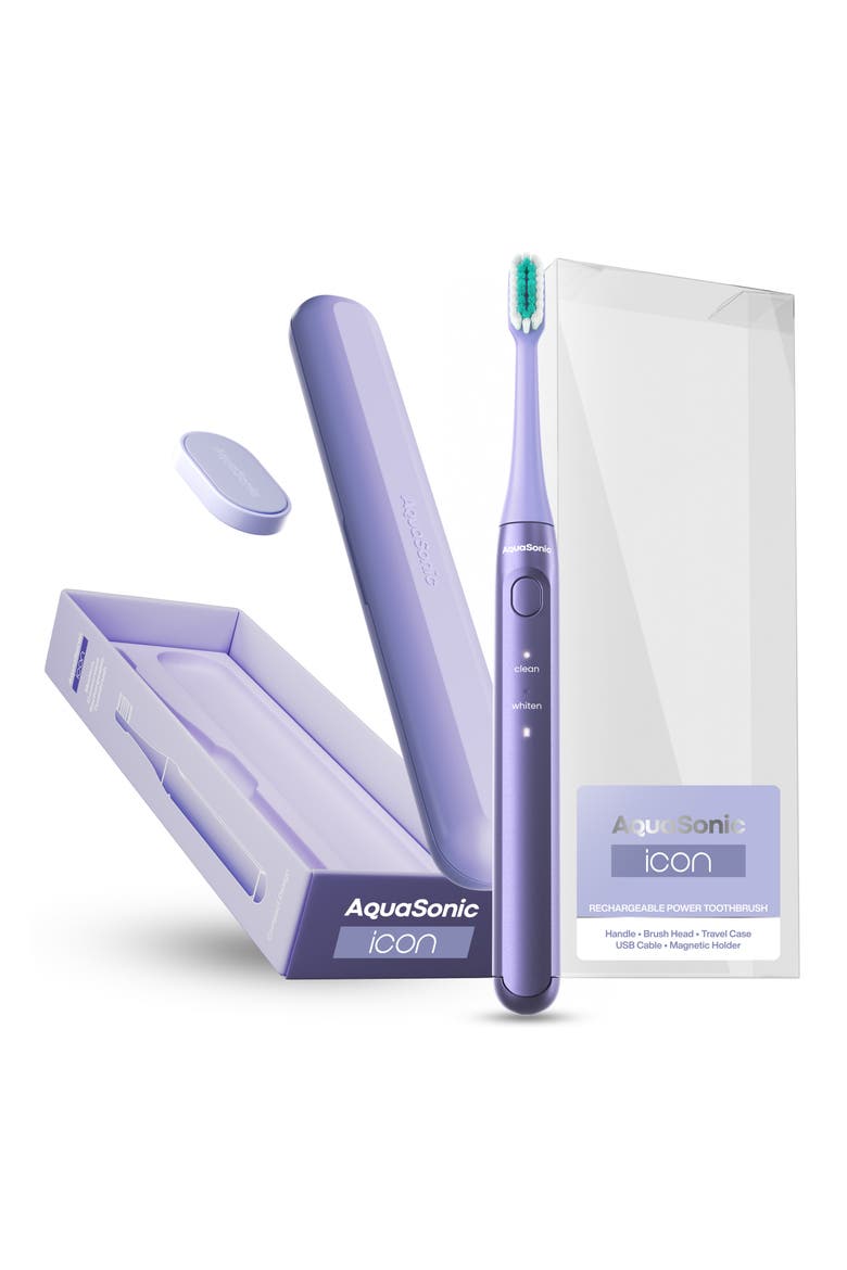 Icon Rechargeable Power Electric Toothbrush, Alternate, color, PURPLE