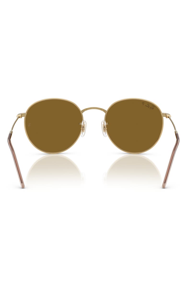 Ray-Ban Reverse 55mm Polarized Phantos Sunglasses, Alternate, color, Gold Flash