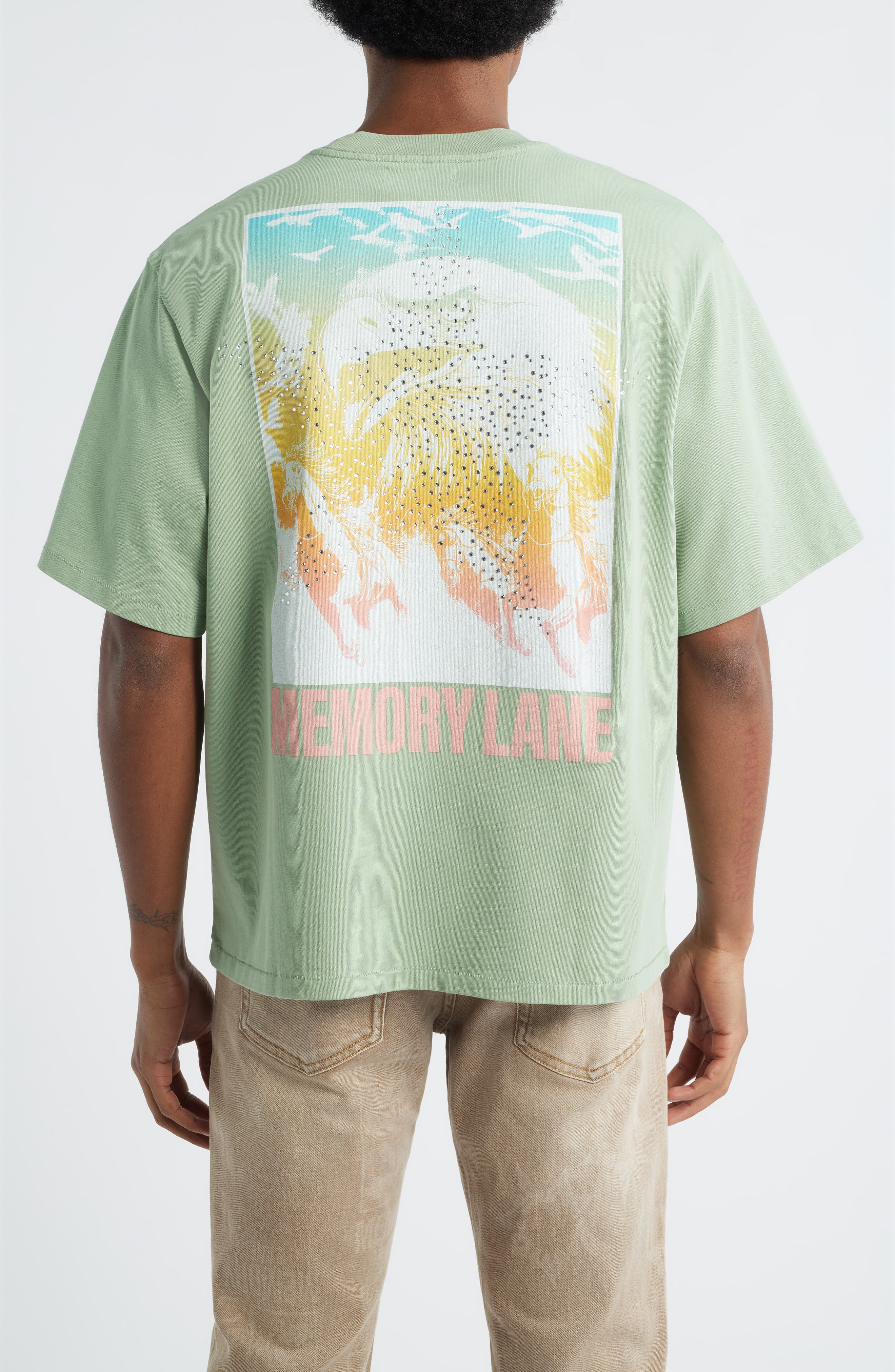 Oversize Maison Crop Graphic T-Shirt - image 4