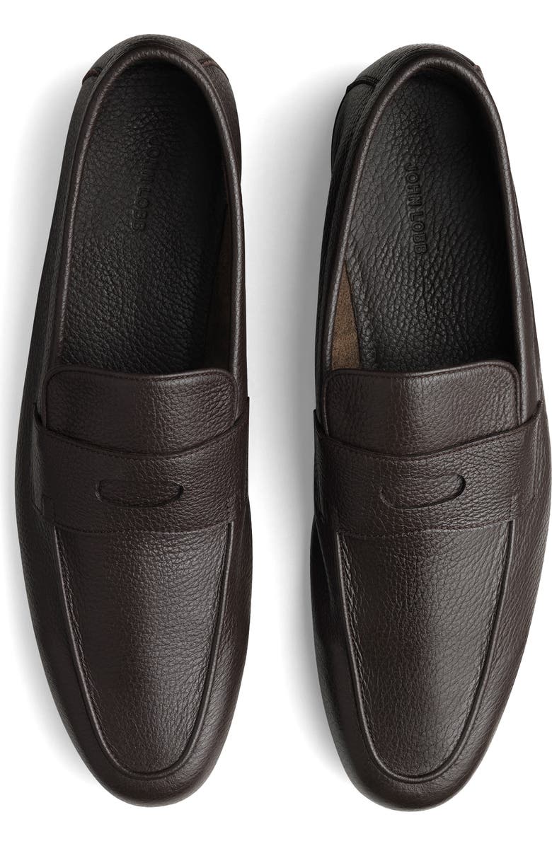 John Lobb Thorne Penny Loafer, Alternate, color, Brown