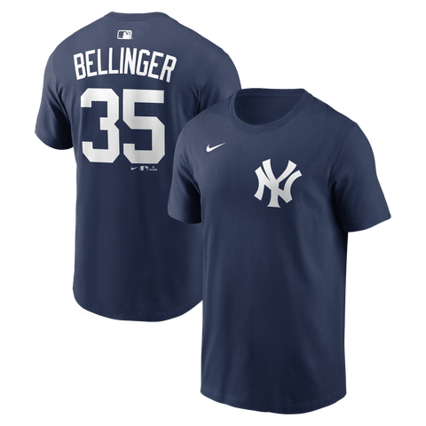 Men's Nike Cody Bellinger Navy New York Yankees Home Name & Number T-Shirt