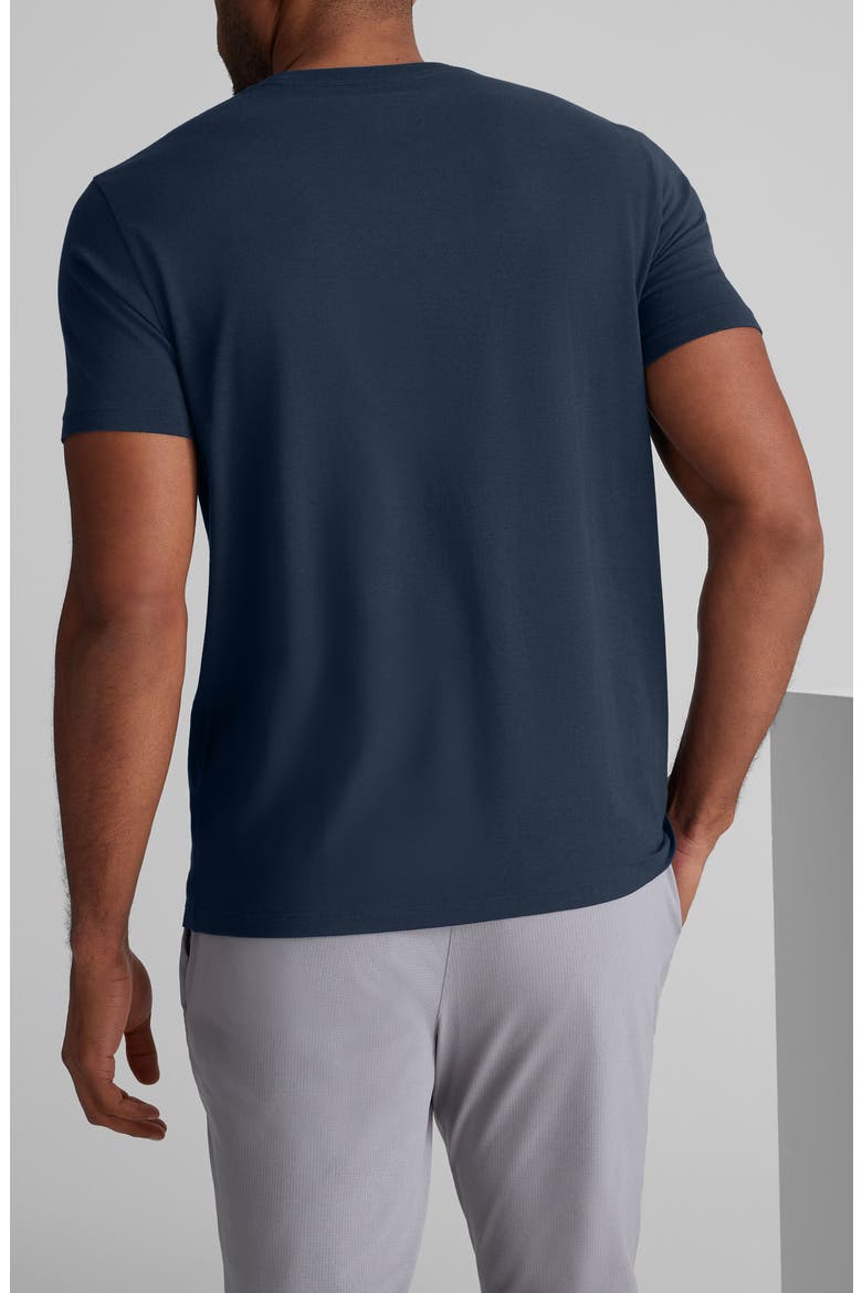 Second Skin Crewneck T-Shirt, Alternate, color, DRESS BLUES