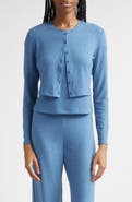 LESET Lauren Crop Cardigan