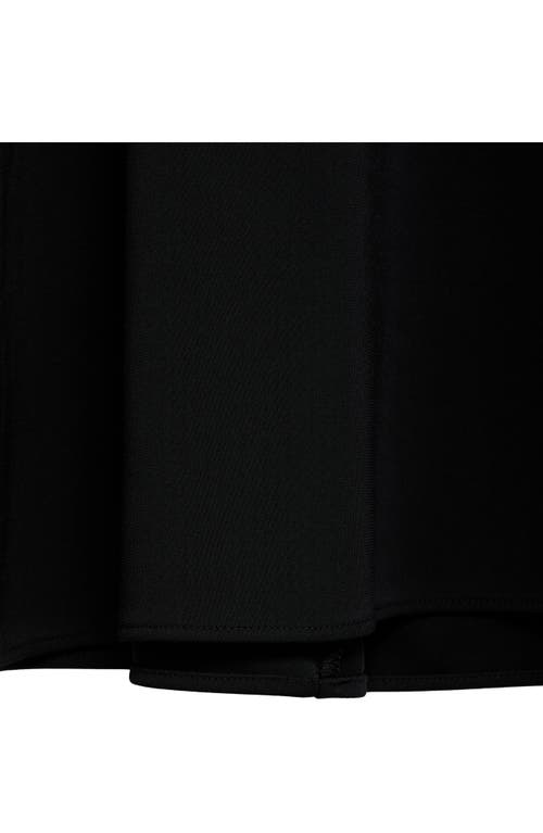 Mango Knit Midi Flare Skirt In Black