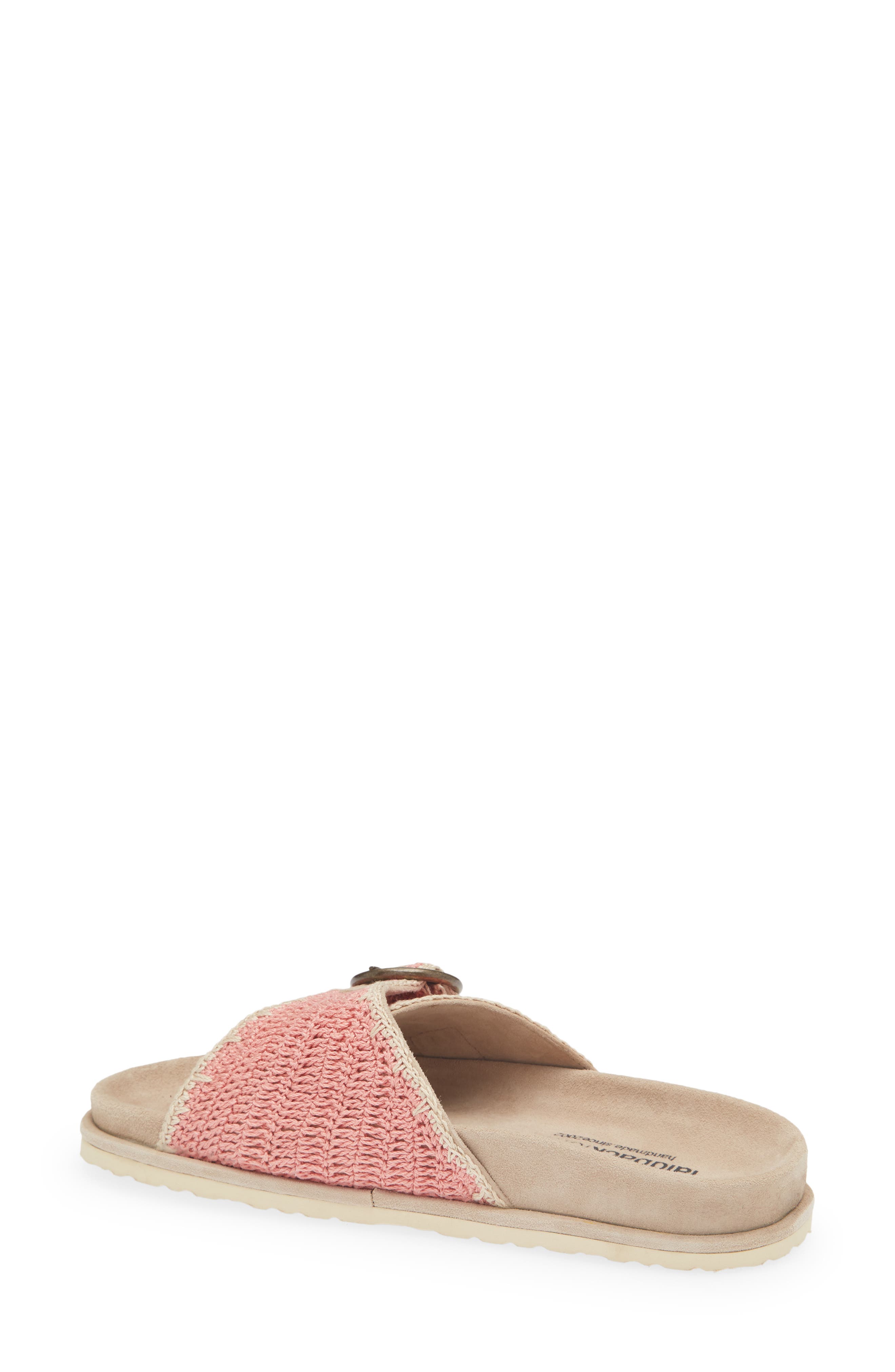 Laidback London Reef Slide Sandal, Alternate, color, Rose / Natural