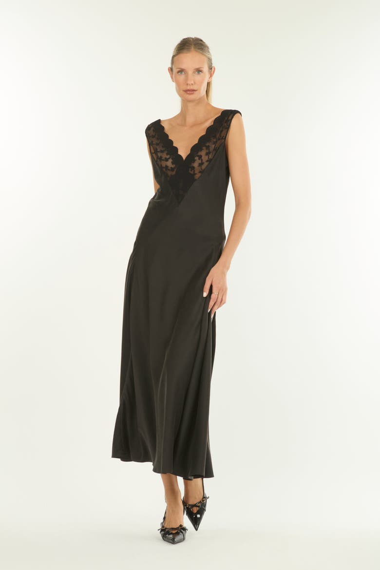 Paulette Dress, Alternate, color, Black