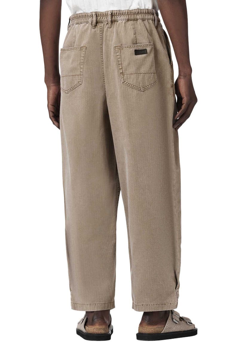 Becco Barrel Leg Pants, Alternate, color, STONE BROWN