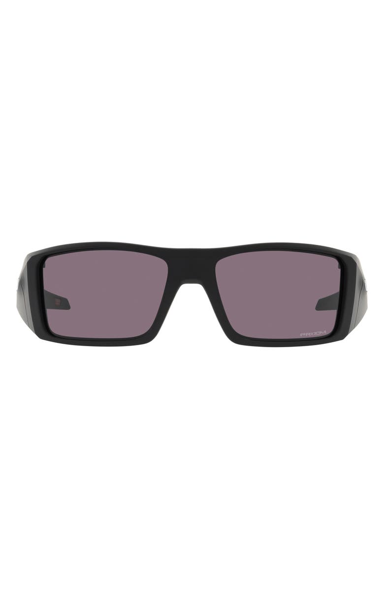 Oakley Heliostat 61mm Prizm<sup>™</sup> Rectangular Sunglasses, Main, color, Matte Black