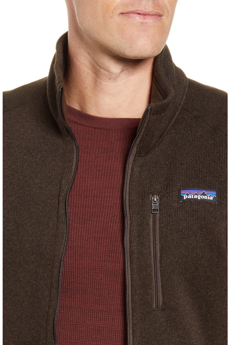 Better Sweater® Zip Vest, Alternate, color, LOGWOOD BROWN