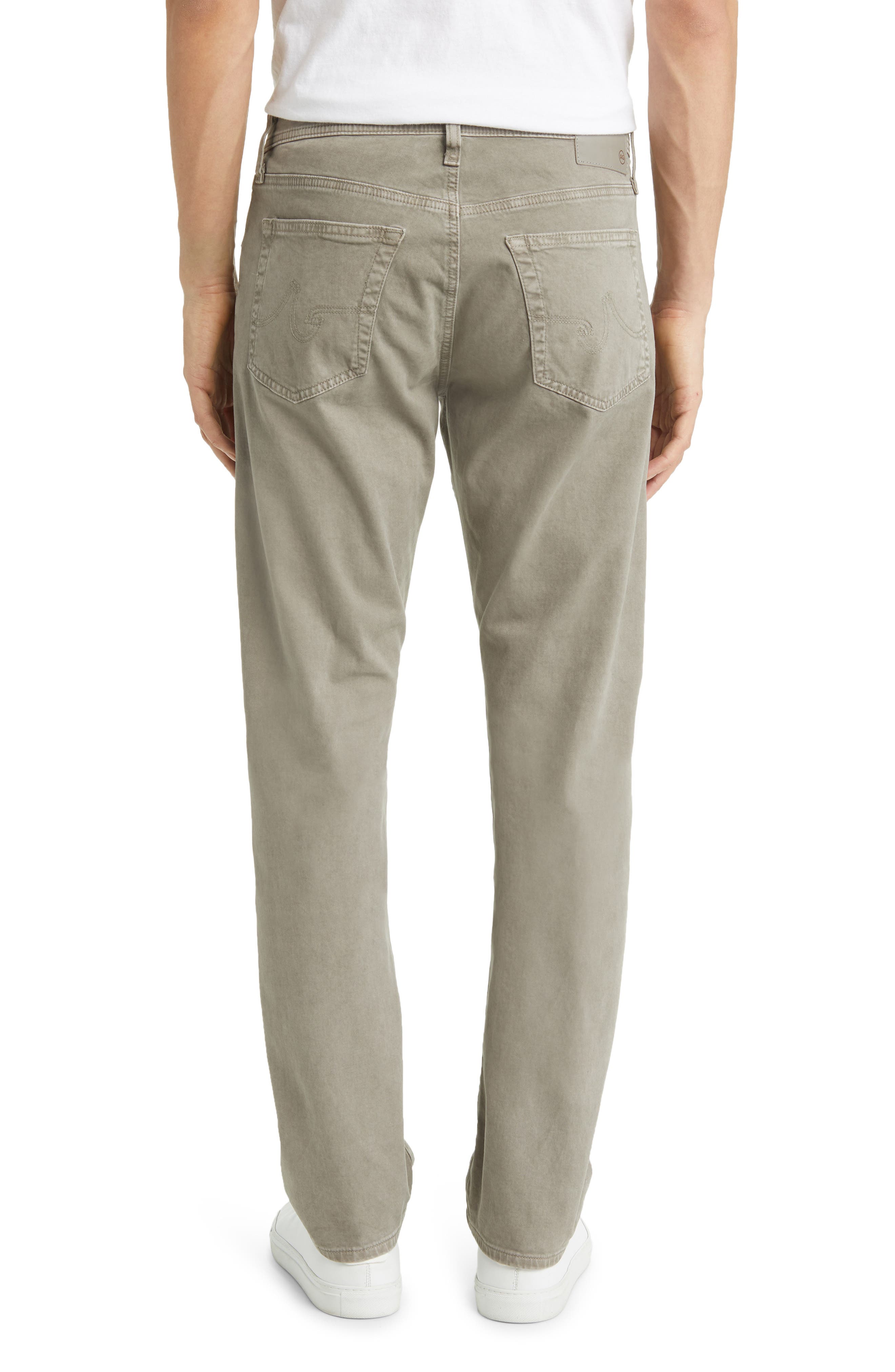 Мужские AG Everett Stretch Sateen Slim Straight Pants — фото 2