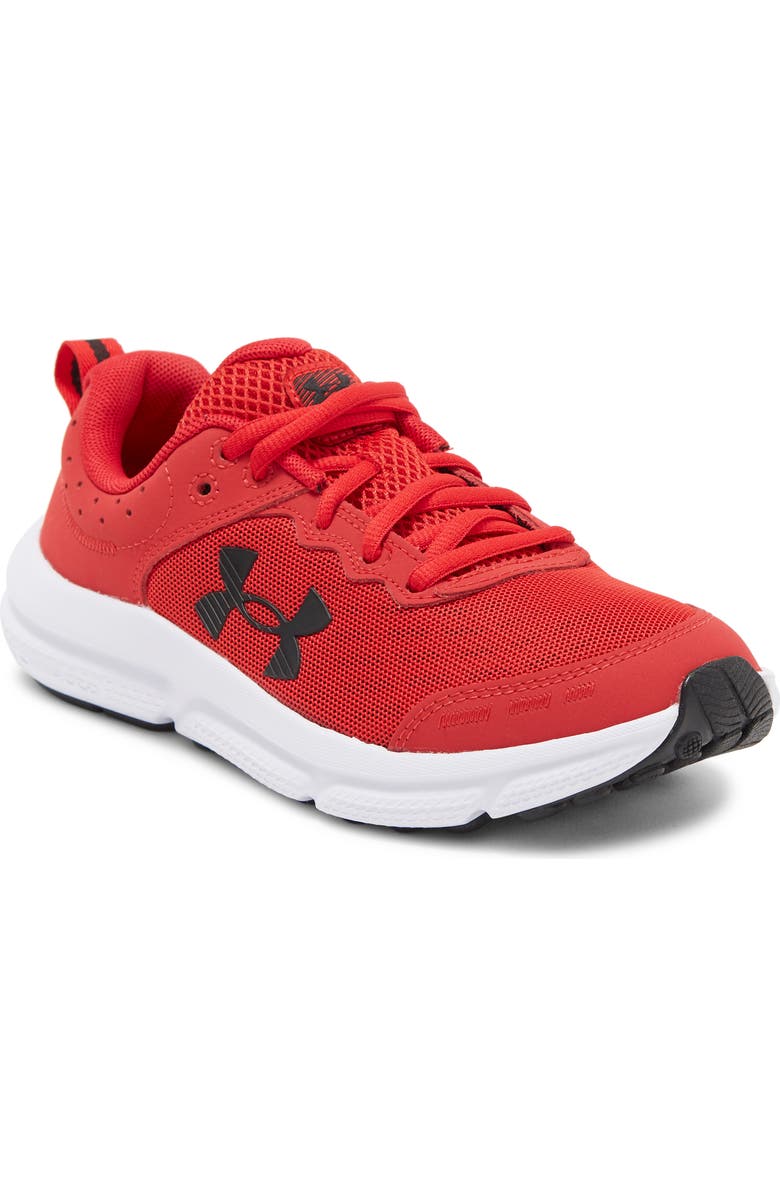 Under Armour Kids' Assert 10 Wide Sneaker, Main, color, Red