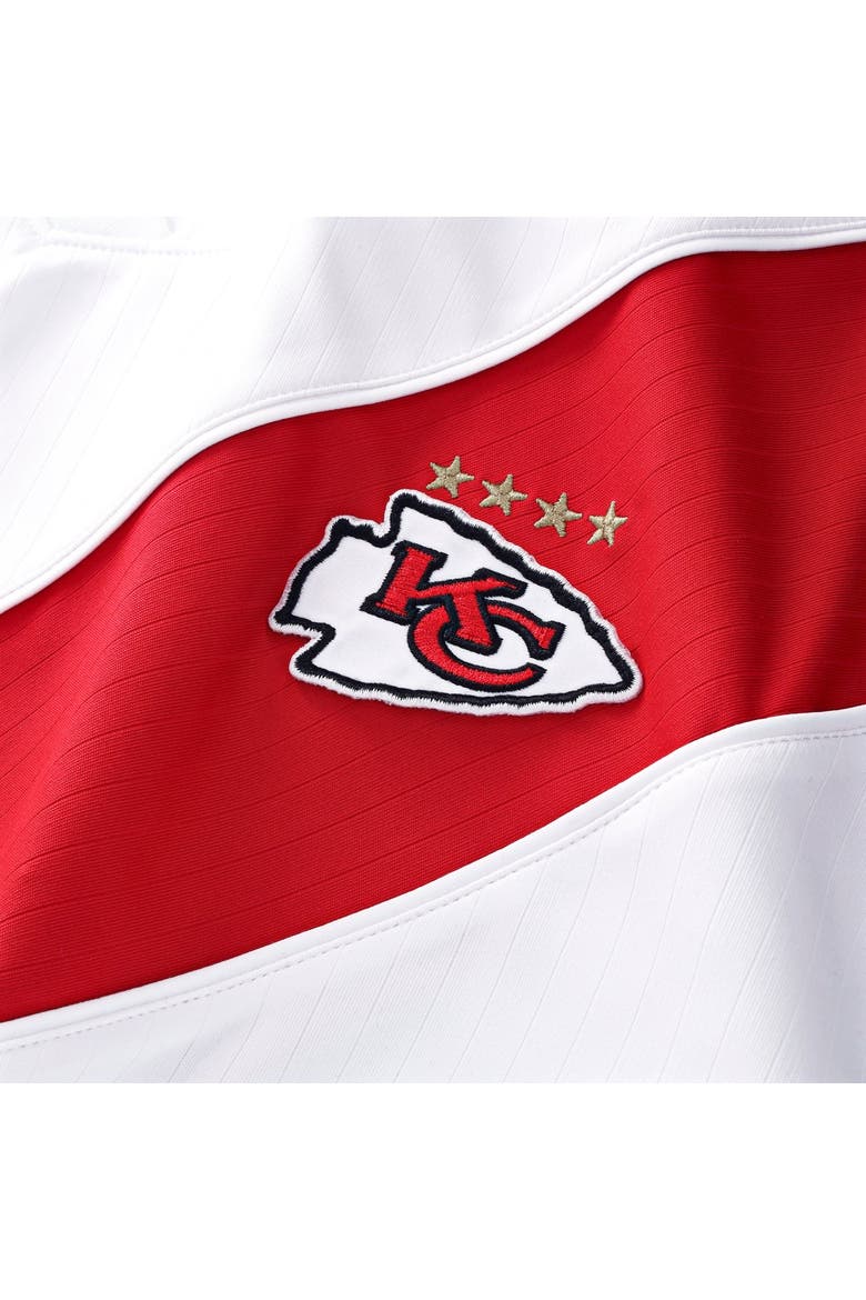Men's Fanatics White Kansas City Chiefs Football x Football Collared Fan Top, Alternate, color, White