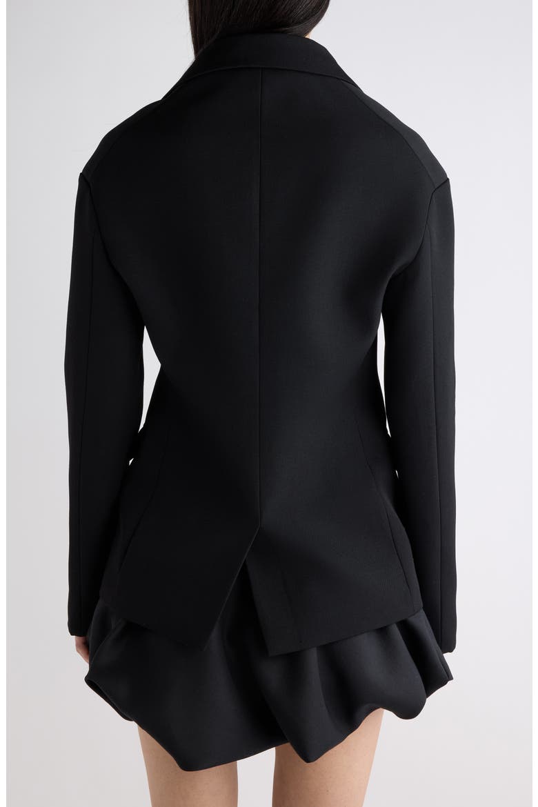 Stola Double Breasted Wool Jacket, Alternate, color, 1000 BLACK