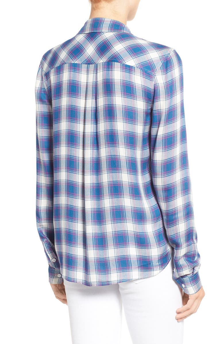 PAIGE 'Mya' Plaid Shirt, Alternate, color, 