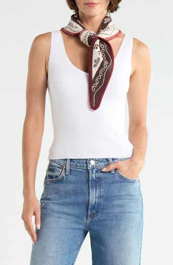 Whipstitch Bandana Triangle Scarf