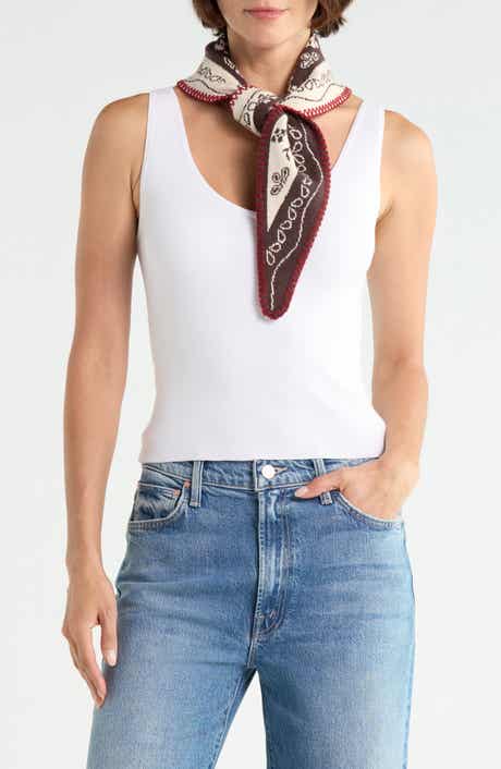 Whipstitch Bandana Triangle Scarf
