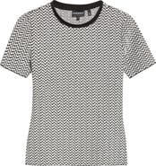 Emporio Armani Jerseywear Geometric Jacquard Jersey Tee