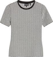 Emporio Armani Jerseywear Geometric Jacquard Jersey Tee
