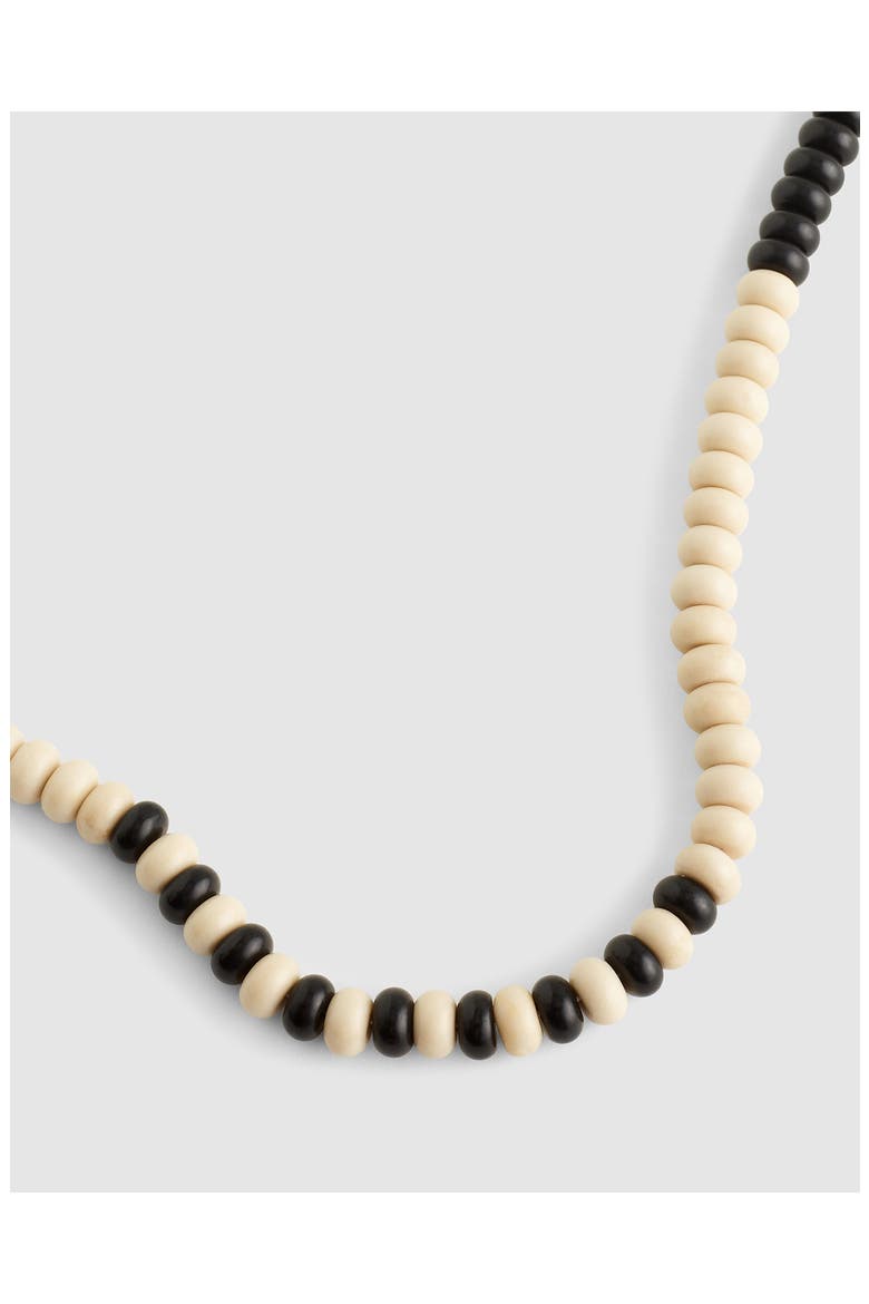 Semiprecious Coral Beaded Choker Necklace, Alternate, color, ANTIQUE GOLD