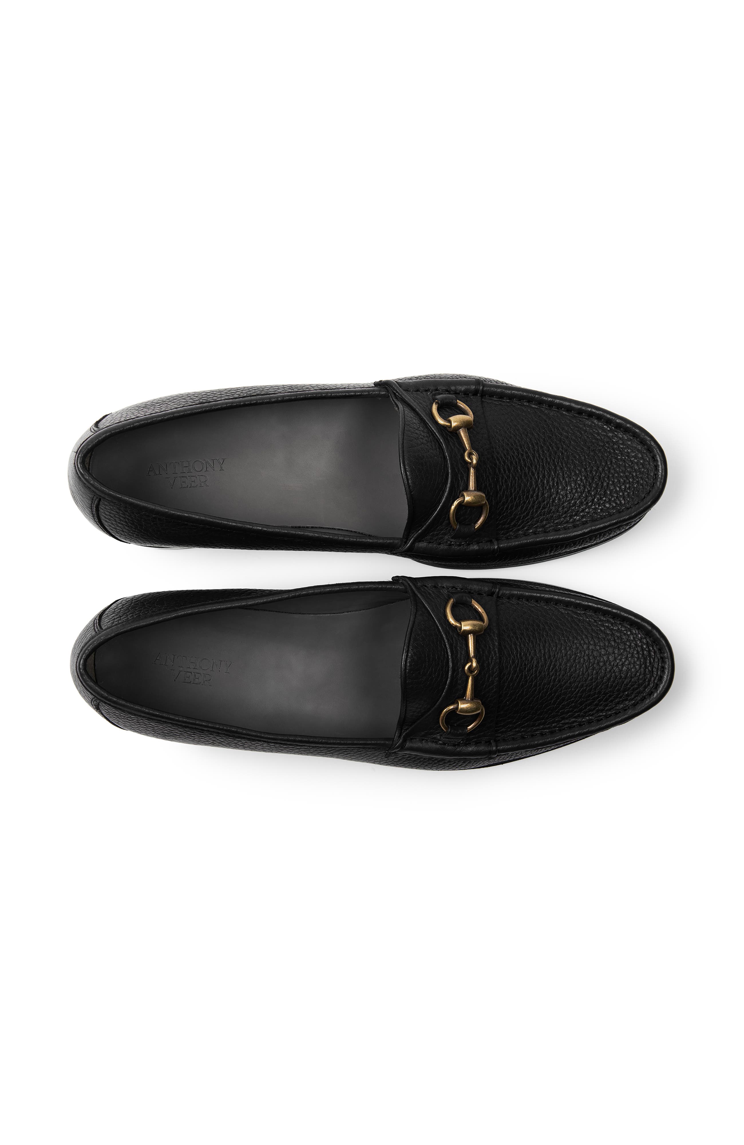Anthony Veer Lucca Bit Loafer, Alternate, color, Black