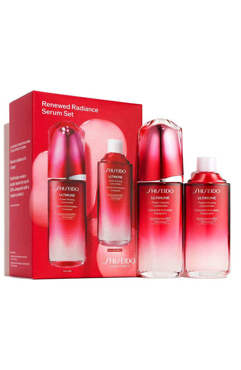 Shiseido Ultimune Power Infusing Concentrate Serum Refill Set USD $280 Value, Main, color, 