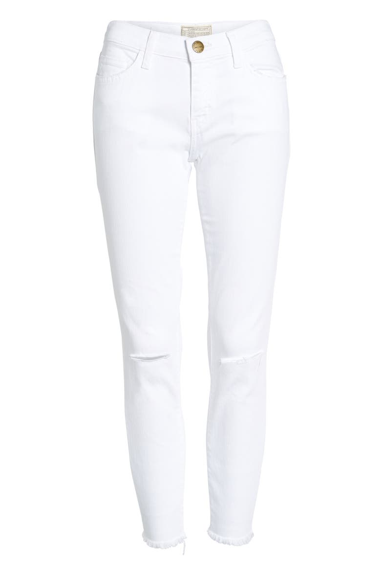 'The Stiletto' Jeans, Alternate, color, SUGAR KNEE SLIT