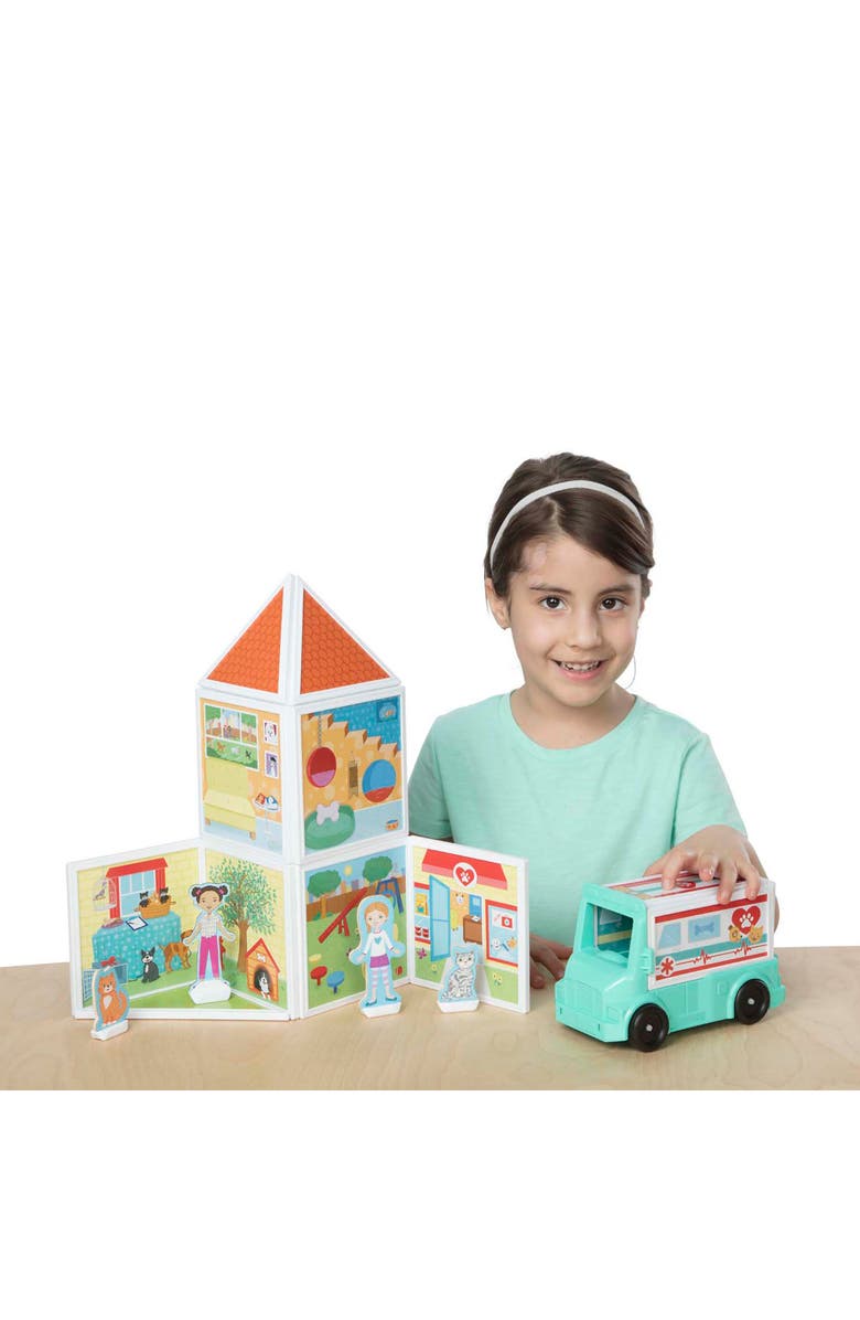 Melissa & Doug Magnetivity Pet Center Magnet Building Playset, Alternate, color, 