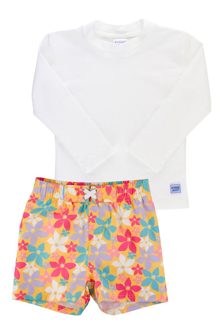 Endless Summer Long Sleeve Two-Piece Rashguard Swimsuit, Main, color, ENDLESS SUMMER