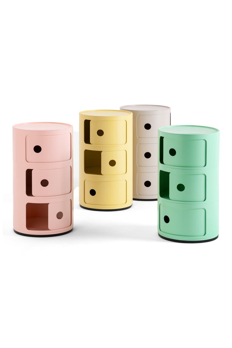 Componibili Set of Drawers, Alternate, color, GREEN
