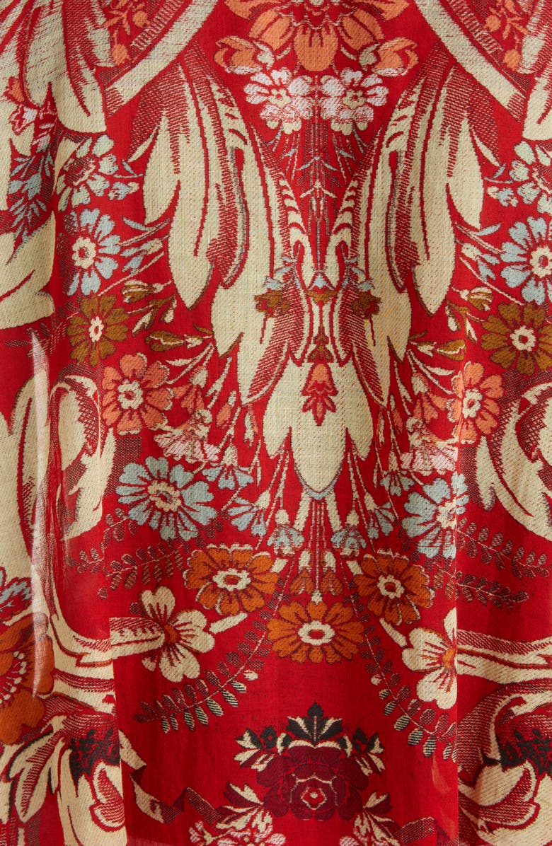 Dries Van Noten Cartland Floral Cotton Caftan, Alternate, color,