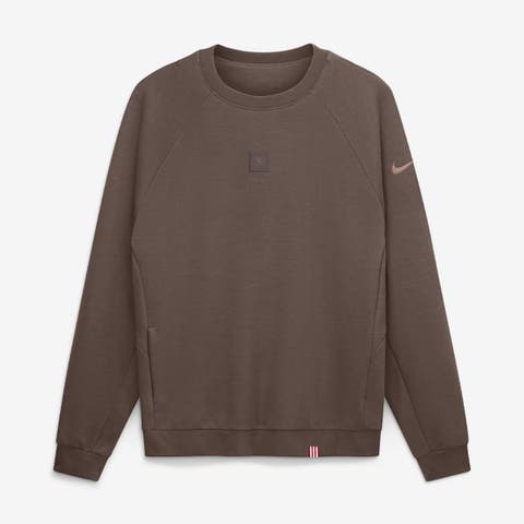 Men's Nike Brown San Francisco 49ers Full Defense Dri-FIT Primary Sweatshirt