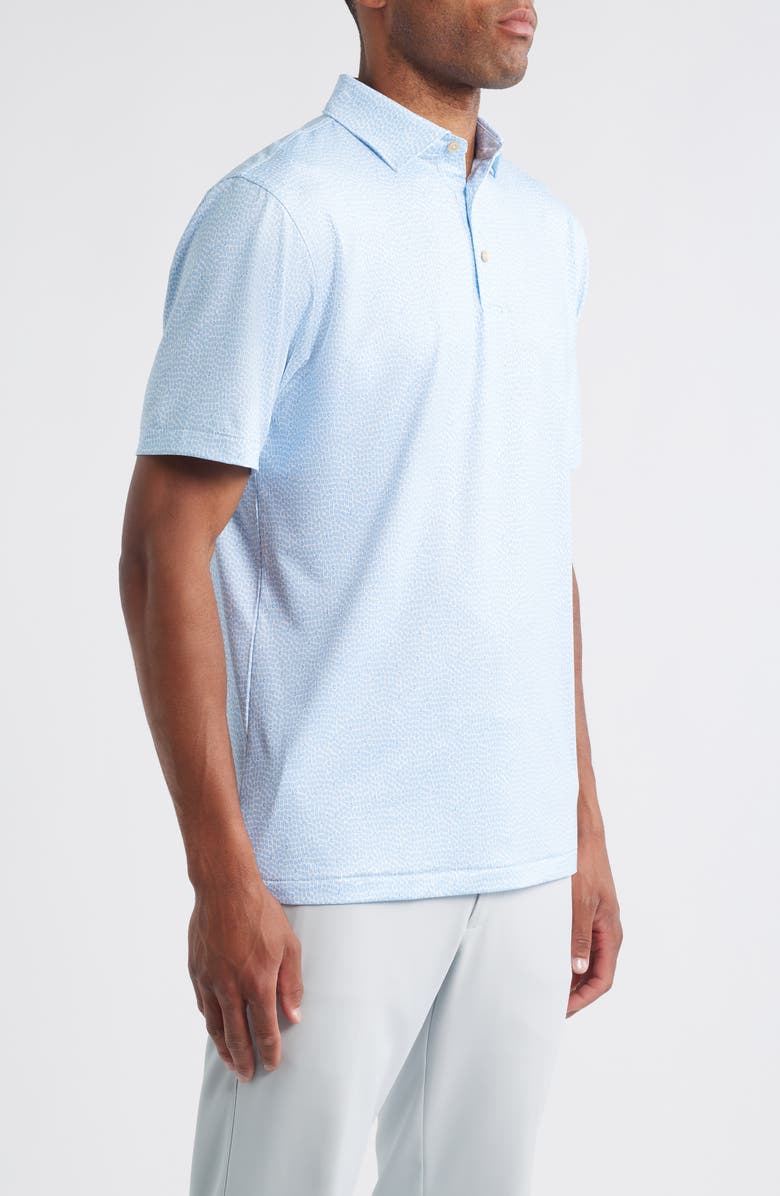 Peter Millar Oyster Shooter Performance Jersey Polo, Alternate, color, White