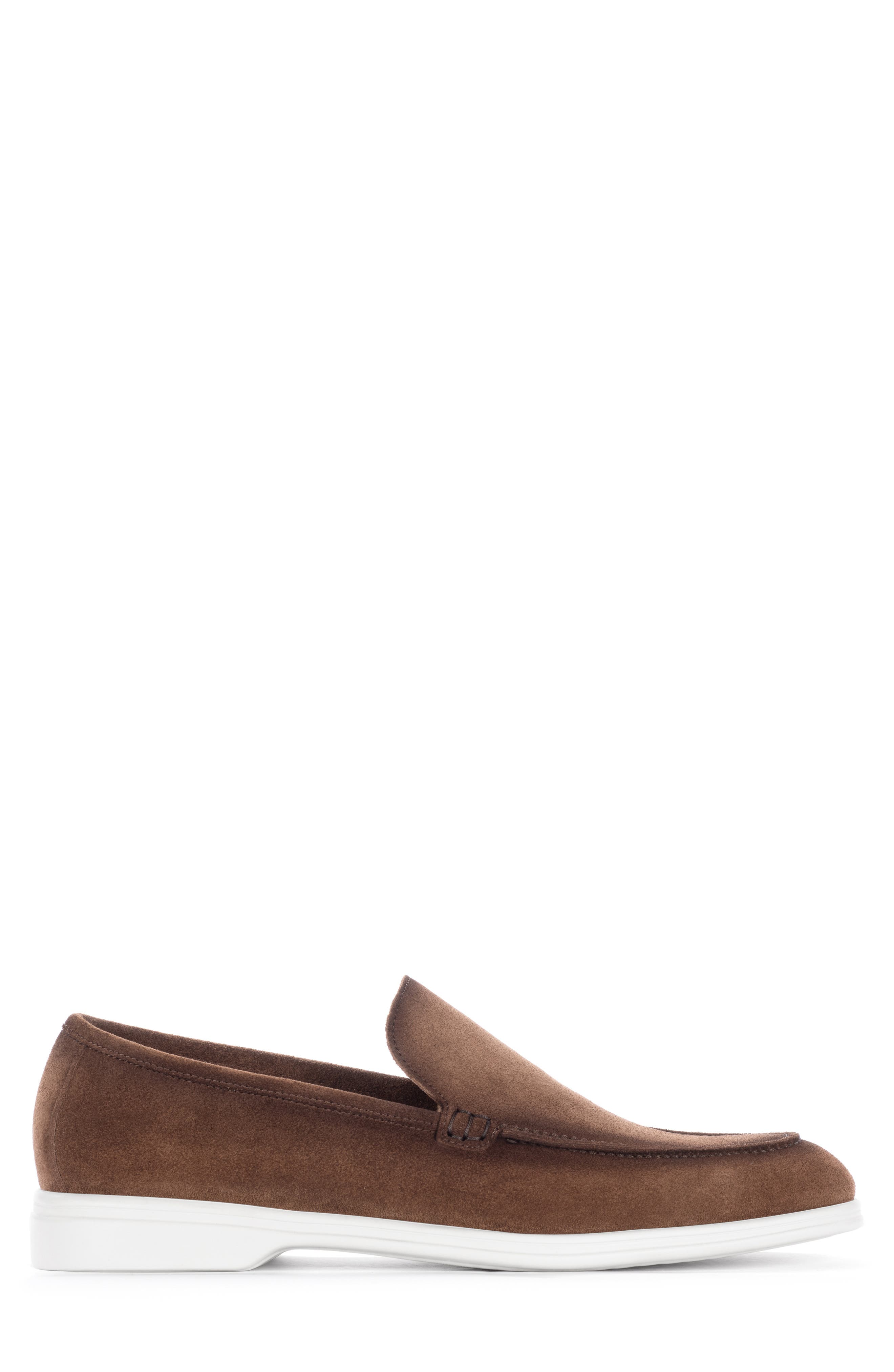 TO BOOT NEW YORK Starr Moc Toe Loafer, Alternate, color, Chocolate Brown