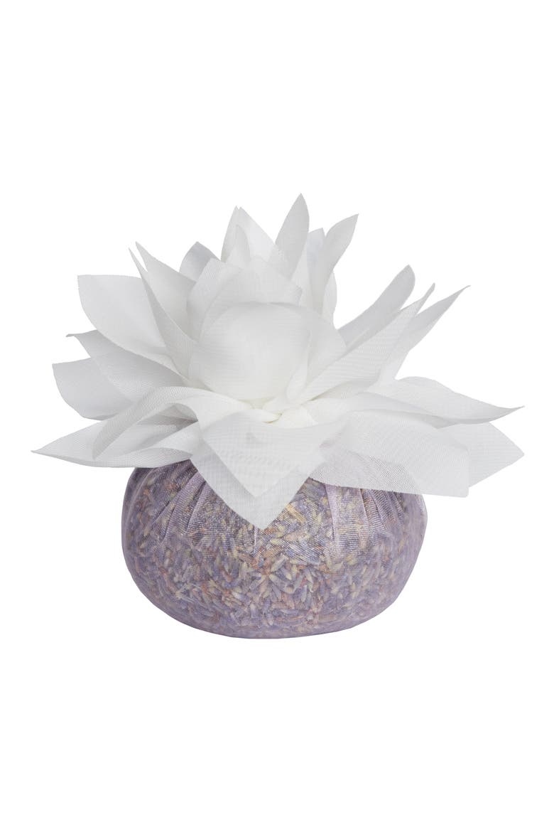 Stonehide Flower Sachet, Main, color, CREAM