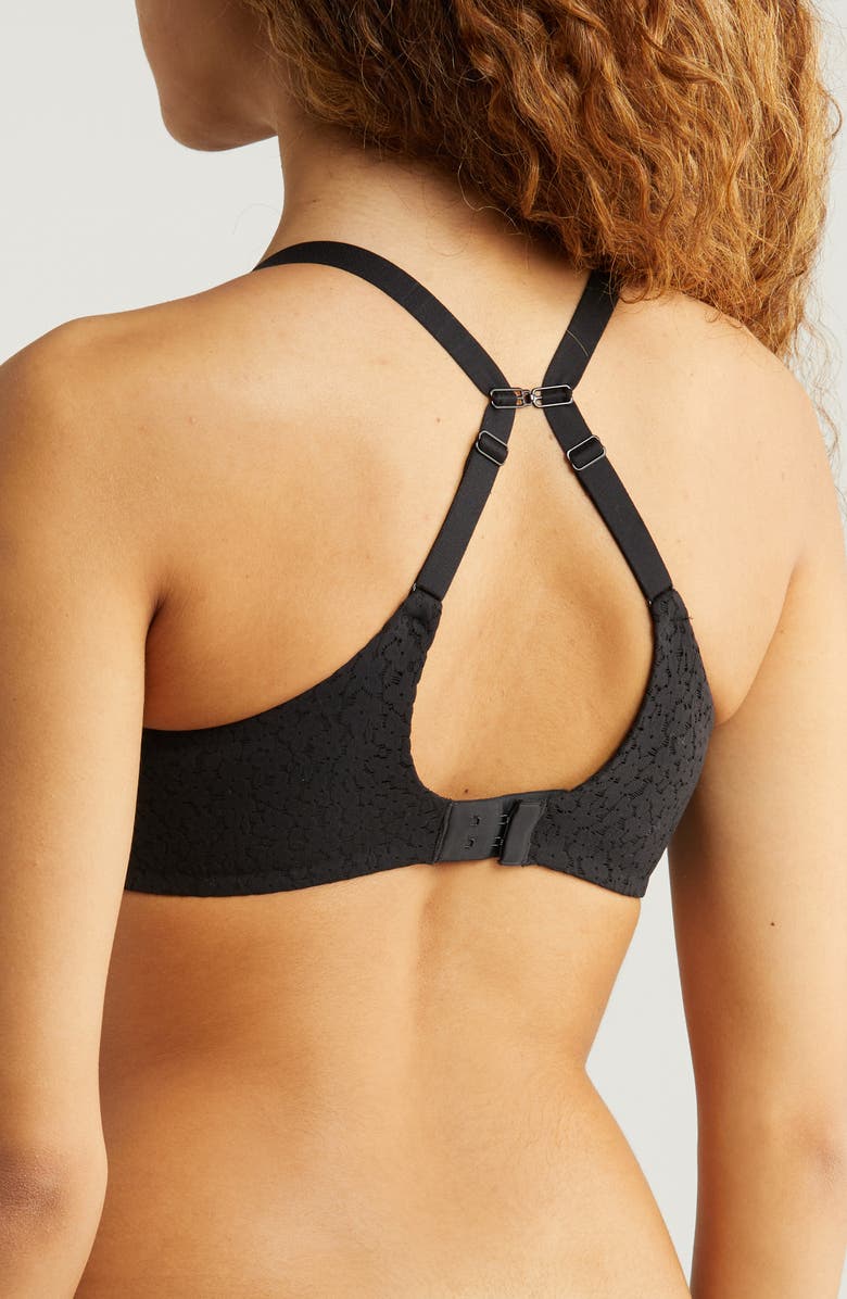 Chantelle Lingerie Norah Sweetheart Underwire T-Shirt Bra, Alternate, color, Black