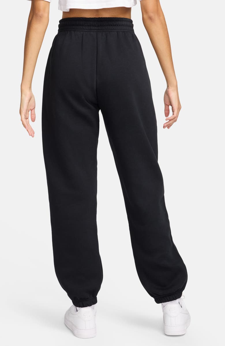 Nike Sportswear Phoenix Fleece High-Waisted Oversized Sweatpants, Alternate, color, 010 010 Black/Sail