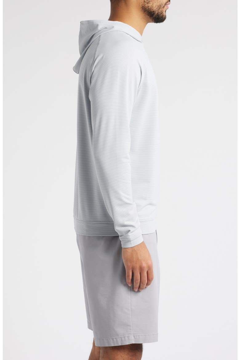 Pine Sugar Stripe Performance Hoodie, Alternate, color, GALE GREY