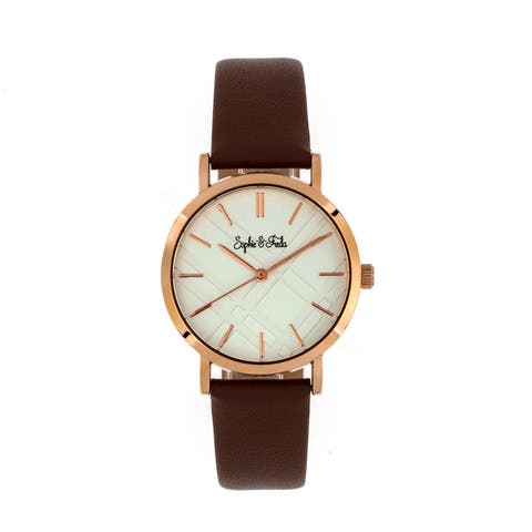 Budapest Leather-Band Watch