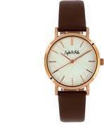 Sophie and Freda Budapest Leather-Band Watch